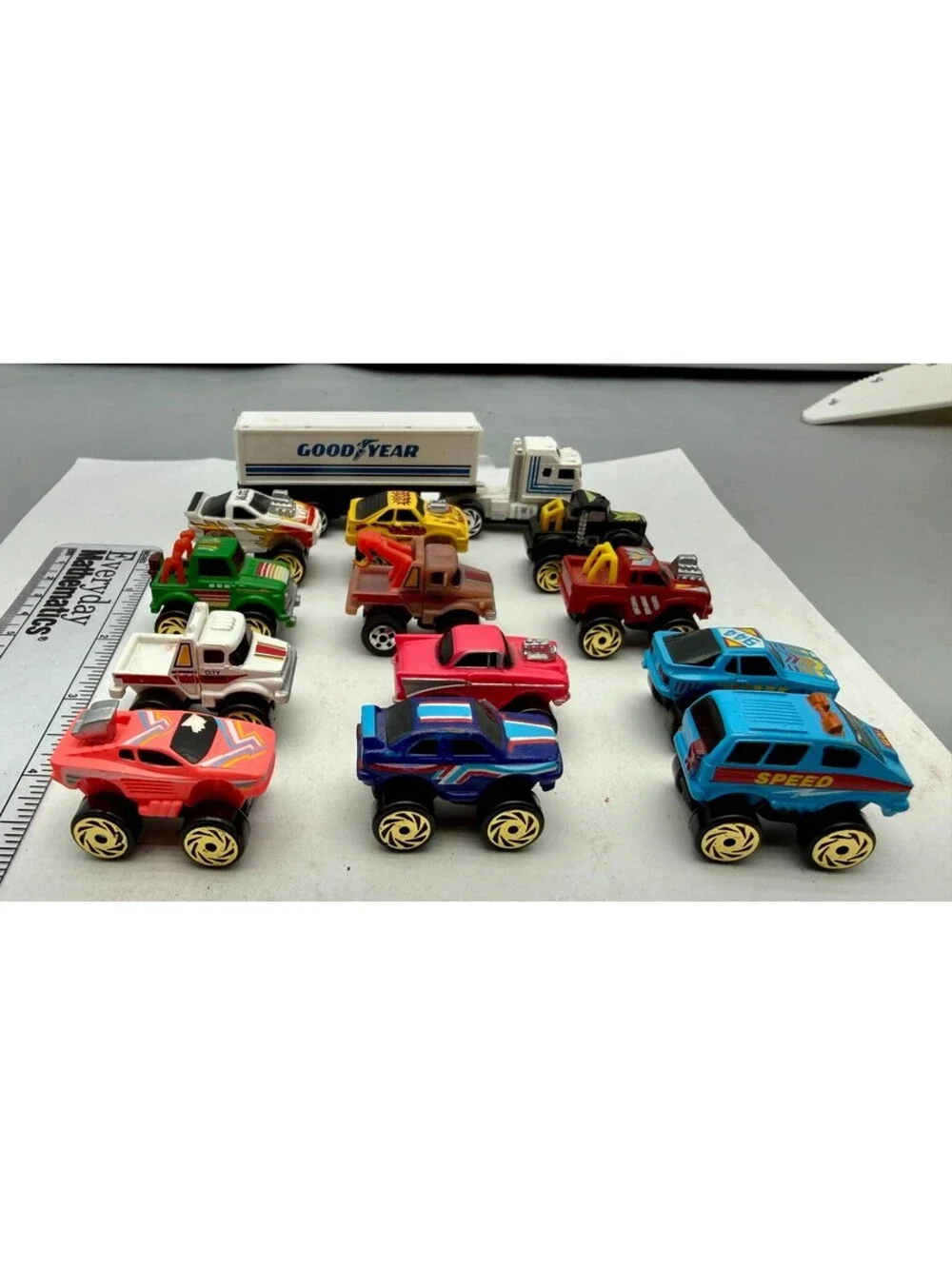 1987 Galoob Micro Machines ROAD CHAMPS Mini Monster Wheels Car / Truck Lot 15